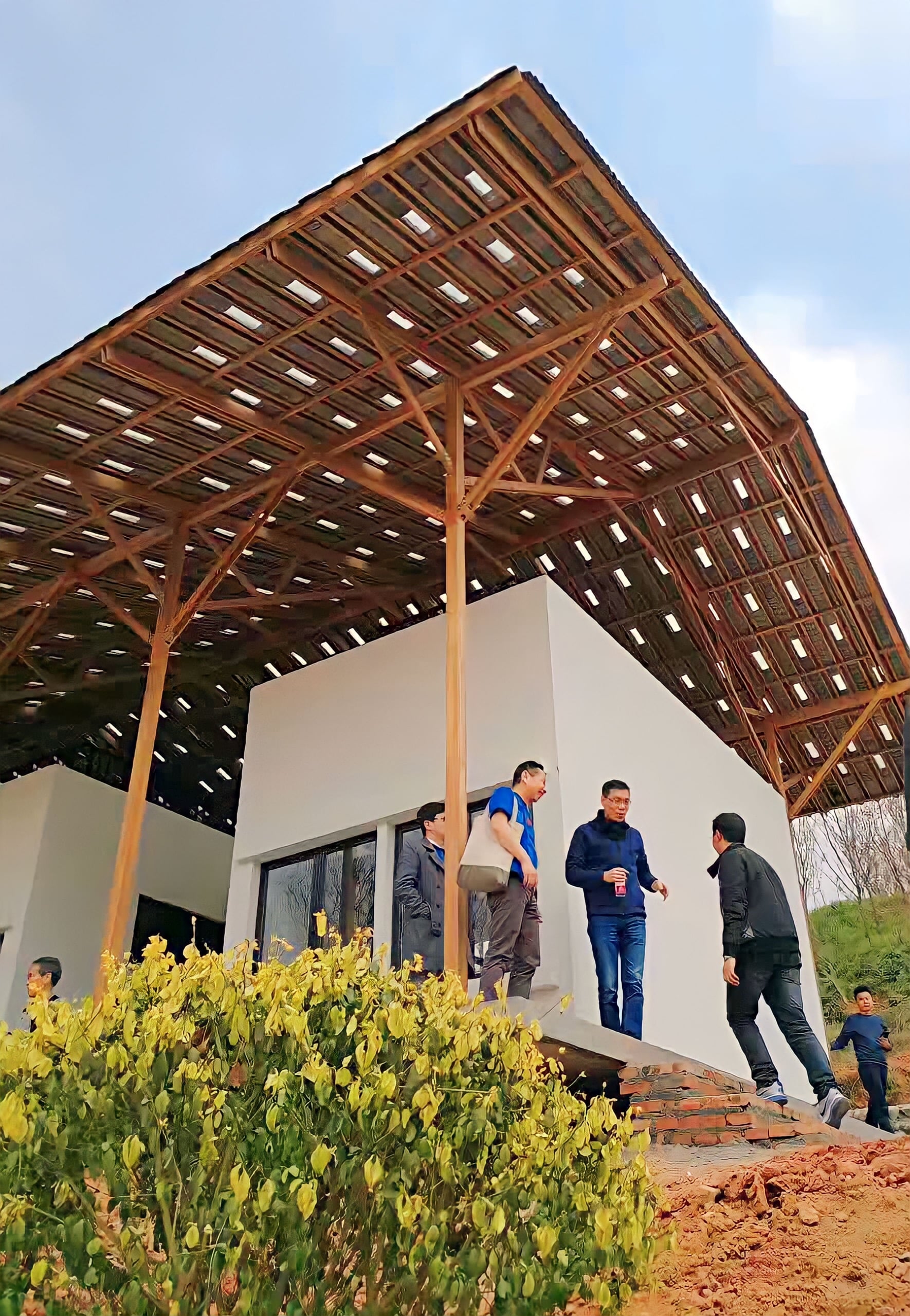 >Sustainable Materials: Engineered Bamboo and Timber in Oval Partnership’s Works